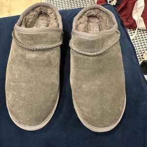 Gray Suede  UGG Slippers